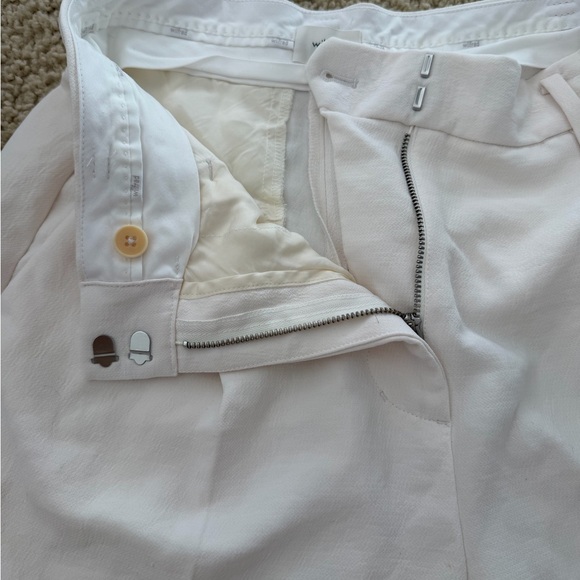 Aritzia Wilfred Cream Women's Shorts - Picture 3 of 4
